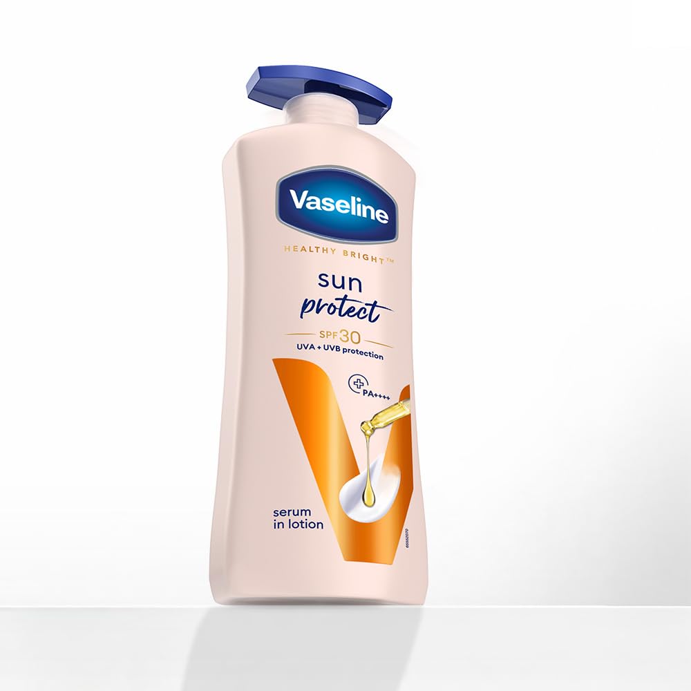 Vaseline Sun Protect SPF 30 Body Lotion, Reduces Tan Lines in 7 Days, UVA + UVB PA+++ Sun Protection, 600ml