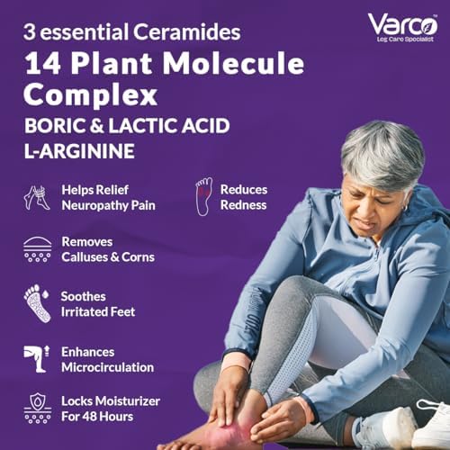 Diafoot Care Phyto Leg Moisturization & Brightening Cream|Ceramides, Shea-Butter, Deep Intense Moisturization Foot Cream For Women, Men (100 Gm)