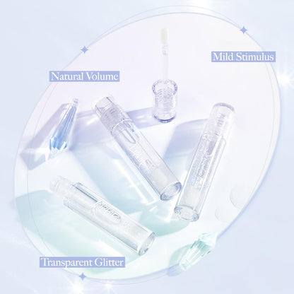 Liphip Lip Plumping Gloss,Spicy Lip Lip Gloss, Moisturizing & Glimmer Glow Lip Gloss (3.5g)