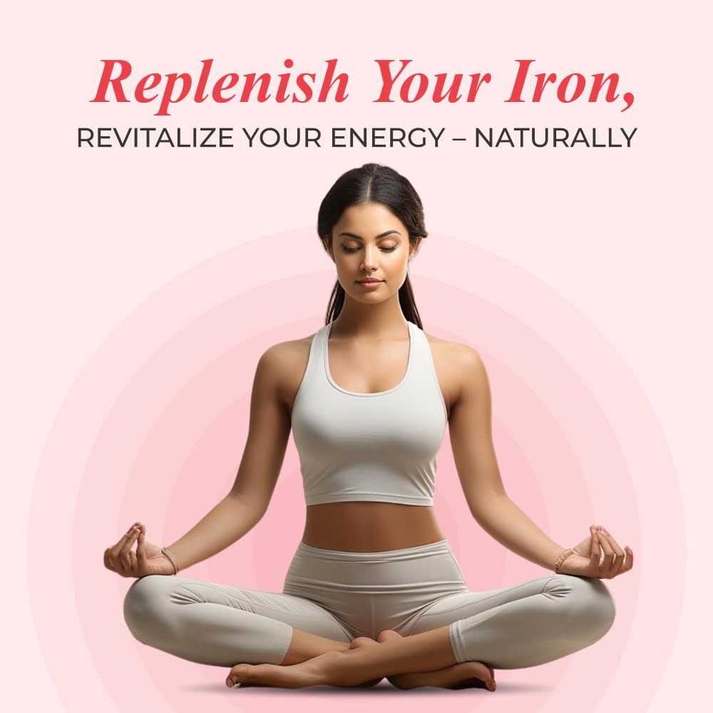 NUTRELA Iron Complex- Vegetarian Natural Capsules, 30 Count