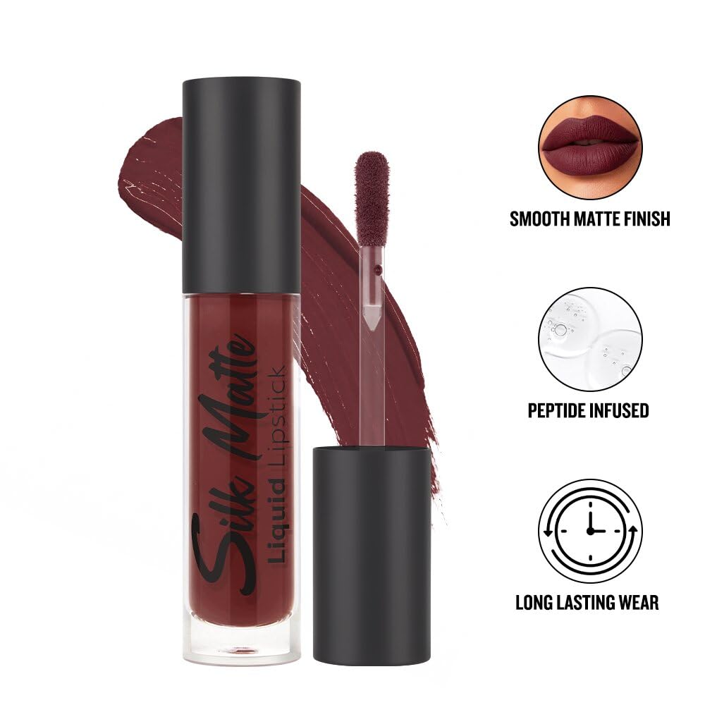 Daily Life Forever52 Silk Matte Liquid Lipstick 6 ml | Long-Lasting, Highly Pigmented, Hydrating Formula with Hyaluronic Acid, Peptides and Vitamin E