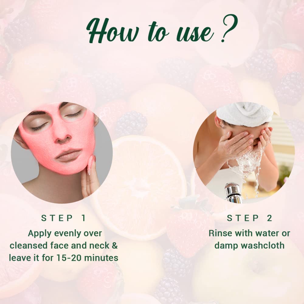Instructions on how to use a skincare product with step-by-step guidance.