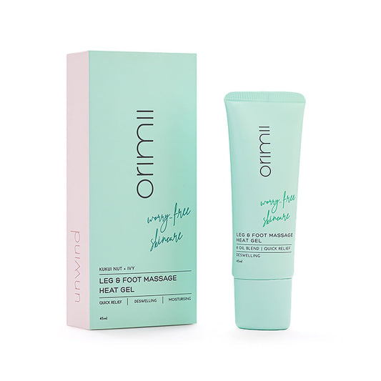 Orimii Leg & Foot Massage Gel For Pain Relief | Heals Swollen Ankles, Leg & Joint Pain | Foot & Leg Pain Relief Product for Pregnant Women | Unique Gel Balm Texture for Quick Absorption (45ml)