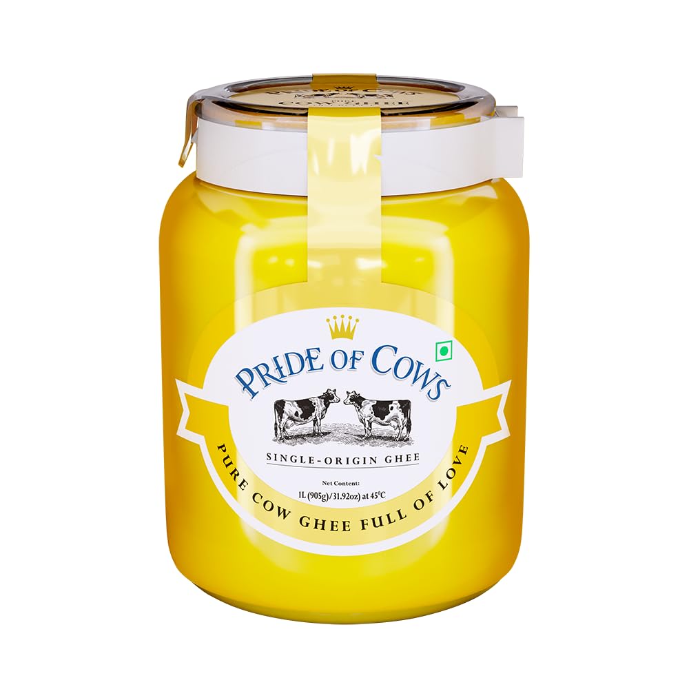 Pride Of Cows Pure Ghee I Single Origin I Untouched by Human Hands I Farm Fresh Granular Cow Ghee I 100% Pure,Natural & Healthy I Easy To Digest I Rich In Healthy Fats I No Added Preservative