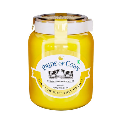 Pride Of Cows Pure Ghee I Single Origin I Untouched by Human Hands I Farm Fresh Granular Cow Ghee I 100% Pure,Natural & Healthy I Easy To Digest I Rich In Healthy Fats I No Added Preservative