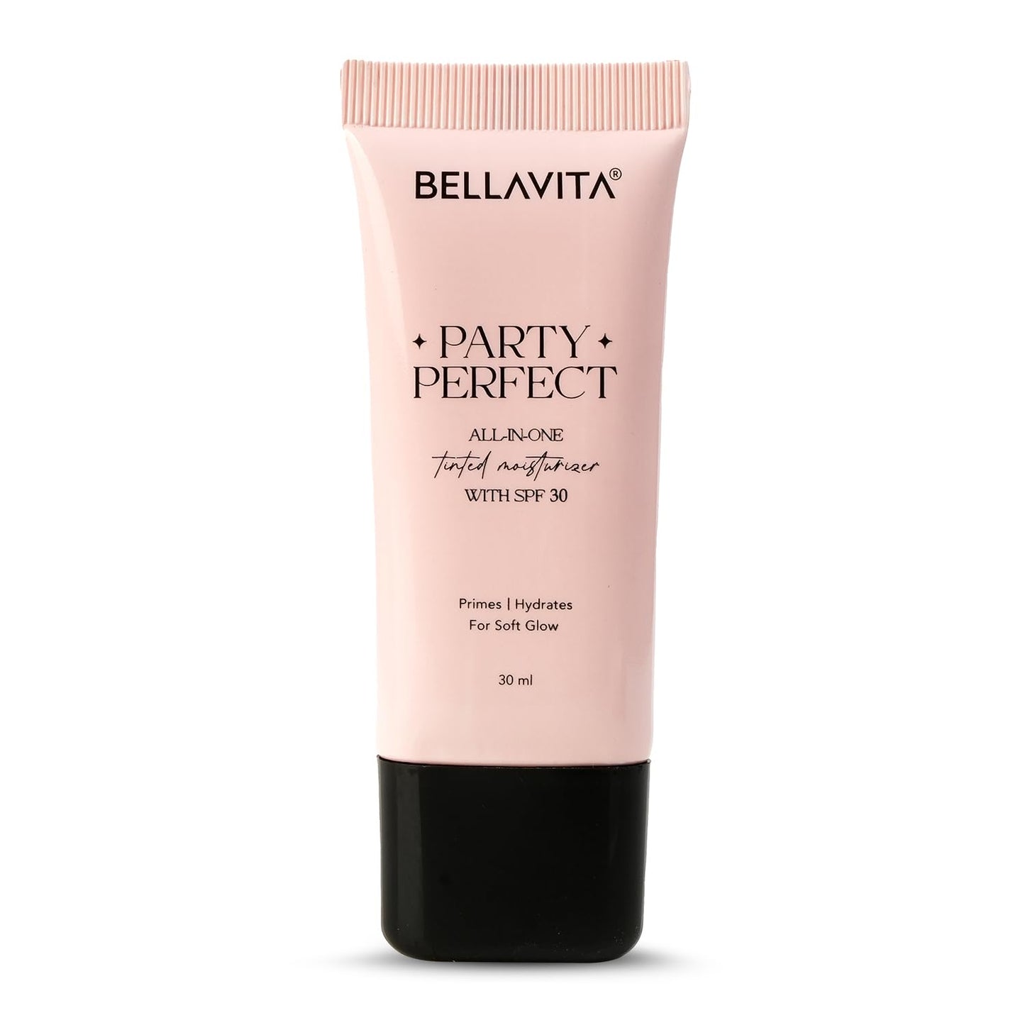 Bellavita Party Perfect skincare tube on a white background
