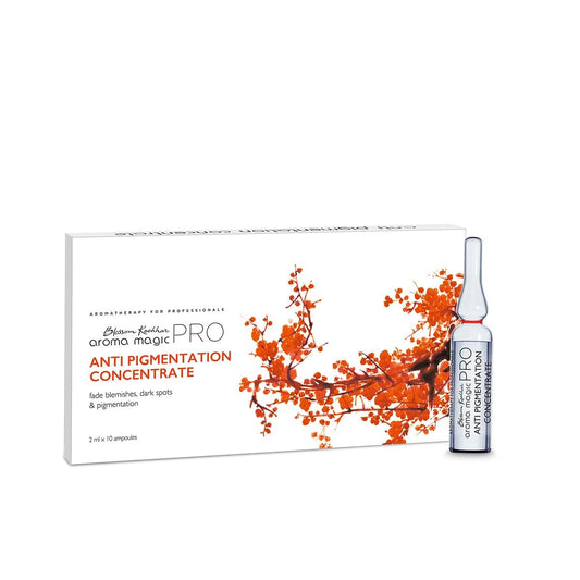 Aroma Magic Anti Pigmentation Concentrate Fades blemishes & prevents dark spots with Orange & rosemary-infused water, vegetable glycerin, tea tree essential oils & vitamin E | 20 ml