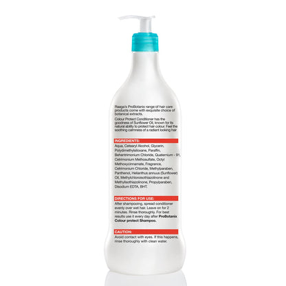 White bottle with blue pump top on a white background