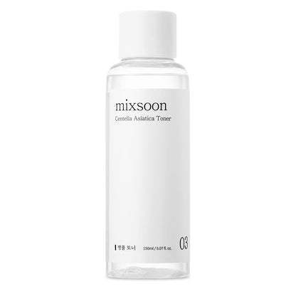 mixsoon Centella Asiatica Toner 150 ml – Hydrating & Soothing Korean Face Toner for Sensitive, Dry or Irritated Skin – Lightweight Skin Essence & Moisture Booster