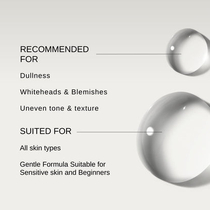 The Formularx 6% Aha Bha Exfoliator(5% Glycolic & 1% Salicylic Acid)Exfoliating Serum For Whiteheads,Enlarged Pores,Dark Spots|Brightens & Smoothens Texture|For Oily,Combo,Acne Prone Skin 100 Ml