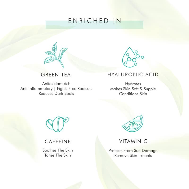 Product ingredients list with icons and descriptions on a light background
