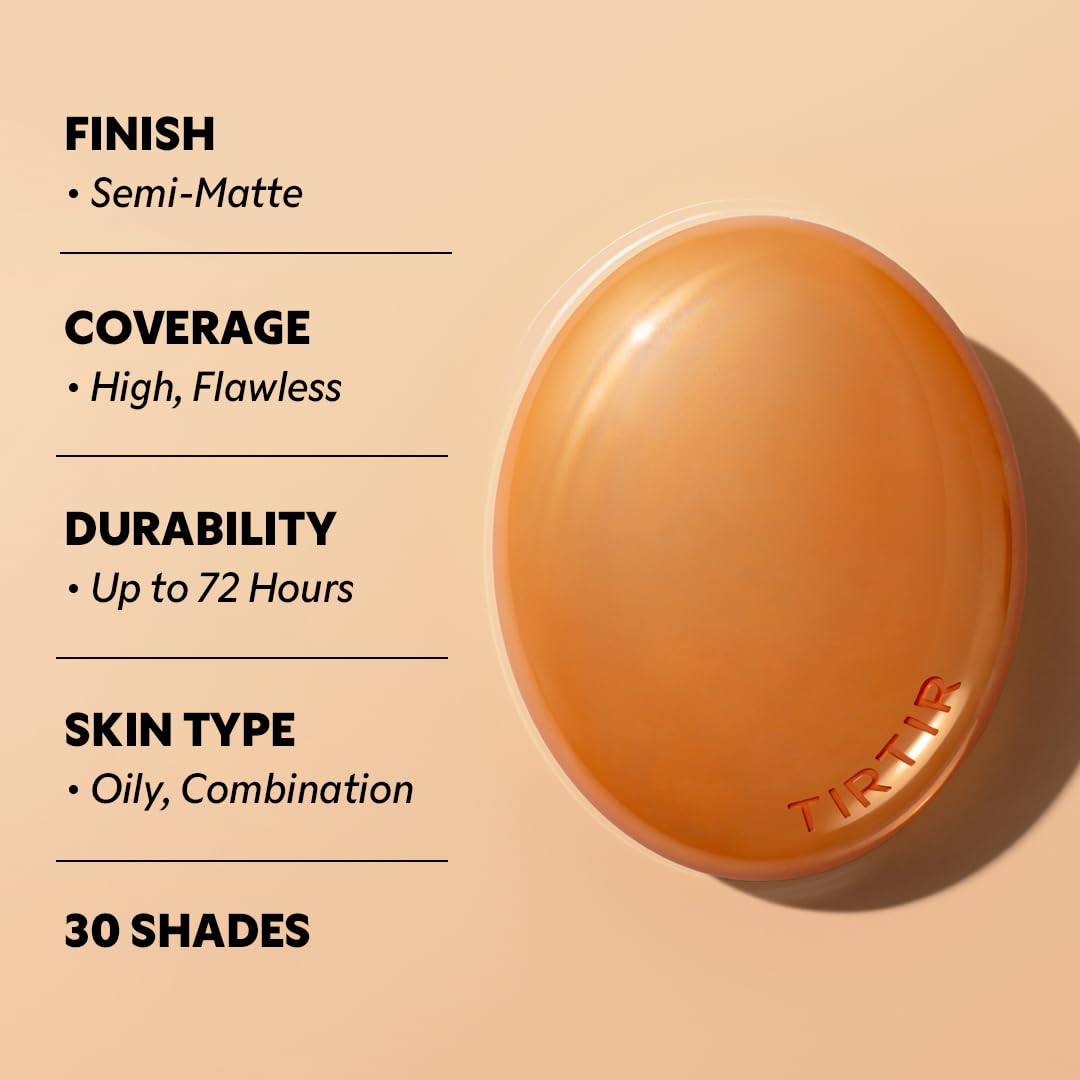 TIRTIR Mask Fit Ai Filter Cushion Foundation 29N Natural Beige 4.5G Semi Matte Finish