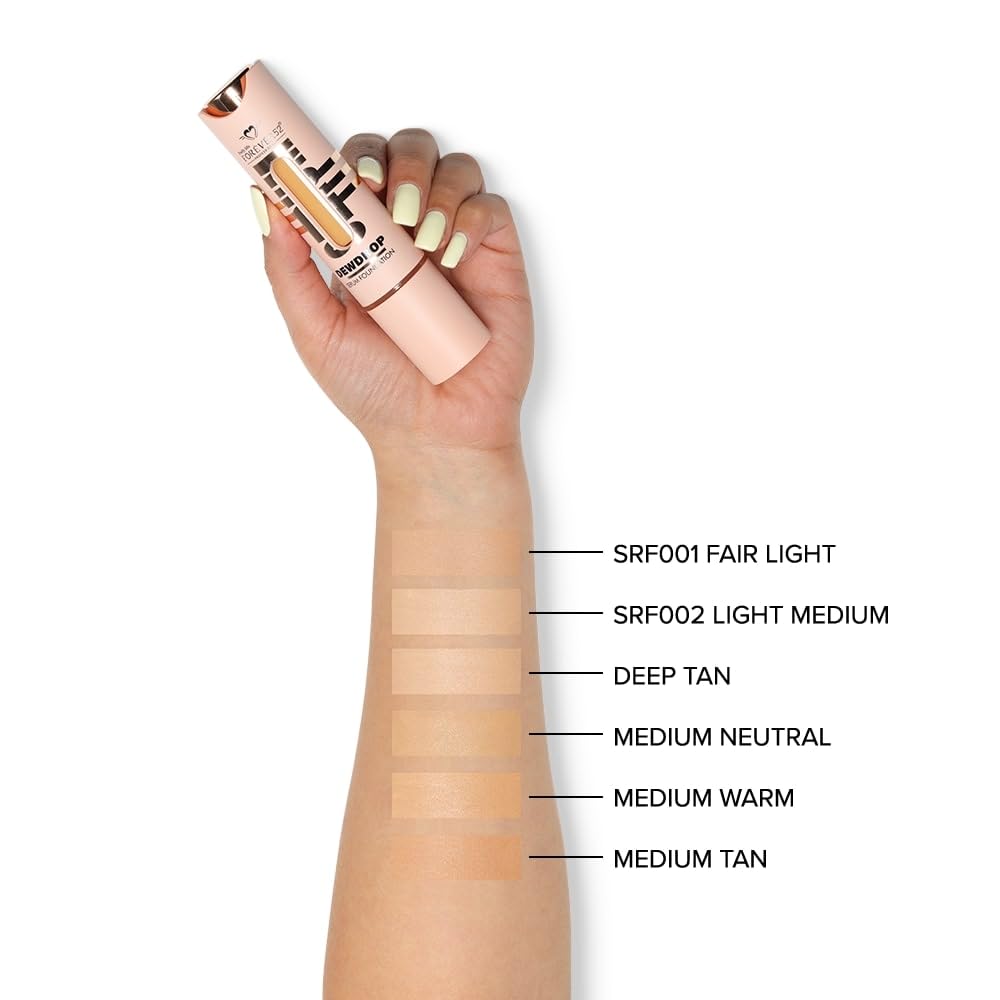 Daily Life Forever52 Dewdrop Serum Hydrating Foundation with Hyaluronic Acid & Kiwi Extract | Lightweight Serum Texture | Satin Finish | 12H Wear (Fair Light-01, 15ml)