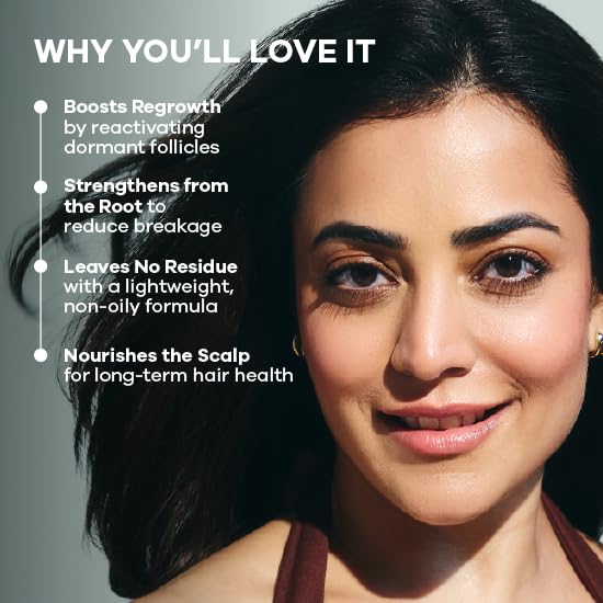 Earth Rhythm Hair Growth Serum with 3% Redensyl, 2% Anagain & Procapil. Visible Results in 3 Weeks