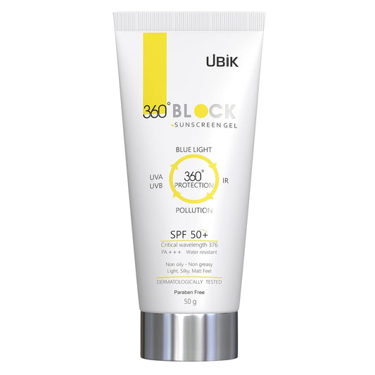 Ethiglo 360 Block Sunscreen Gel SPF 50+ : 50 GM : Pack of 1