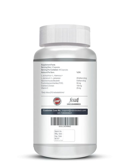 Supplement bottle with label on a white background