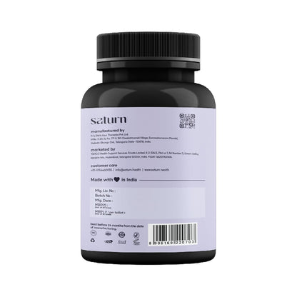 Saturn by GHC PCOS Balance Capsules - Ayurvedic Blend with Shatavari, Gokshura & 20 Herbs | Supports Women with Polycystic Ovary Syndrome