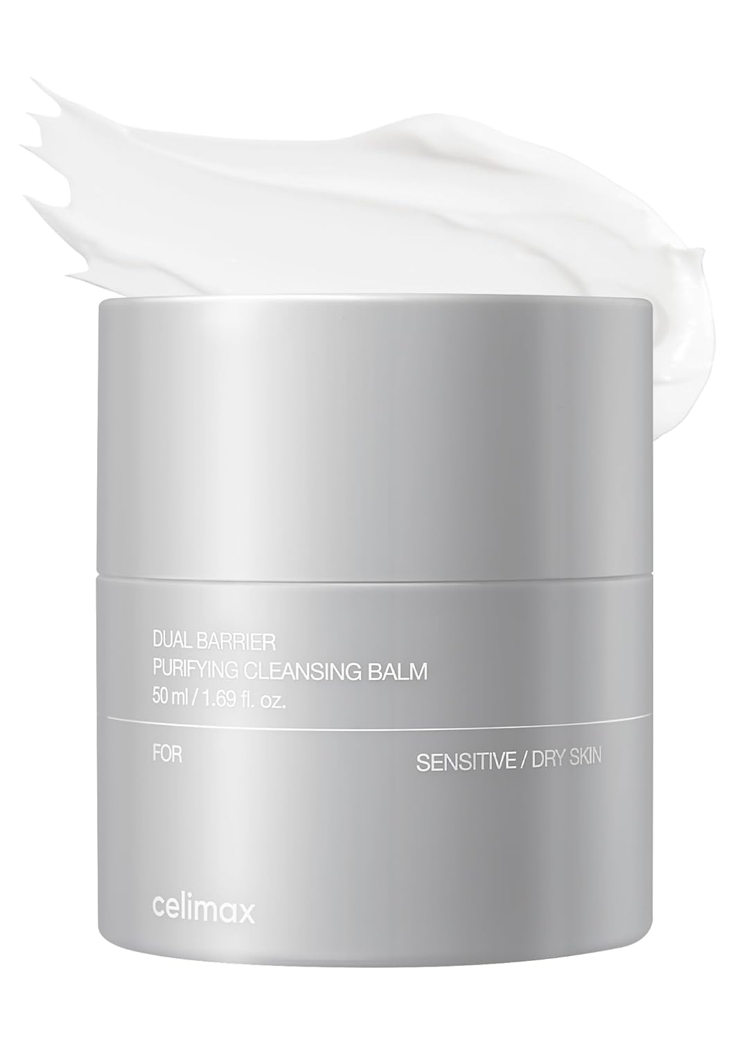 Celimax Dual Barrier Purifying Cleansing Balm | with Ceramides, Waterproof Makeup Remover, Pore Cleansing, Daily Use Cleanser, Grind Container, 50ml