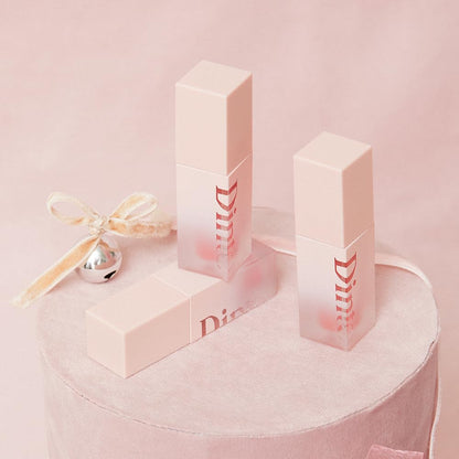 DINTO Blur-Jelly Plumping Lip Tint (775 Woody Gelée, 3.5g) Korean Hydrating Water-Based Jelly Tint with Mild Plumping Effect, Non-Sticky, Long-Lasting Glossy Lip Stain, Vegan & Cruelty-Free