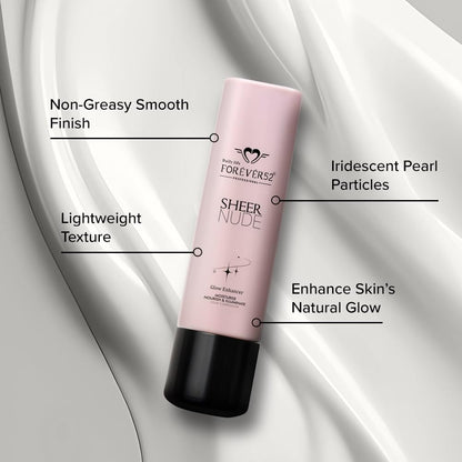 Daily Life Forever52 For All Skin Daily Life Sheer Nude Glow Enhancer|Enriched With Shea Butter And Vitamin E | Multitasking Strobe Cream To Achive A Radiant, Sun-Kissed Glow (Pearl Rosaline-01, 40Ml)