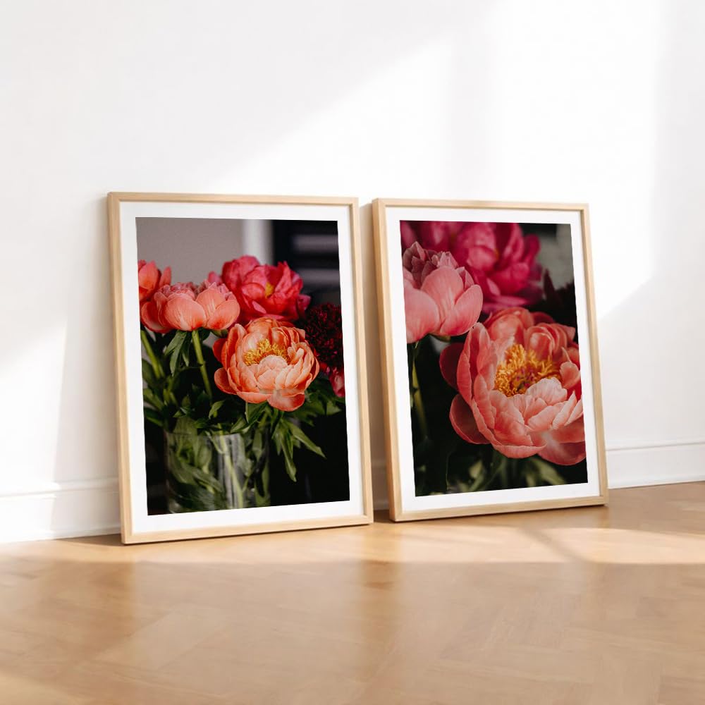 Set of 2 wall art paintings for living room & wall painting for bedroom wall decor - (10x13 Inch framed poster, Paintings for home decor)