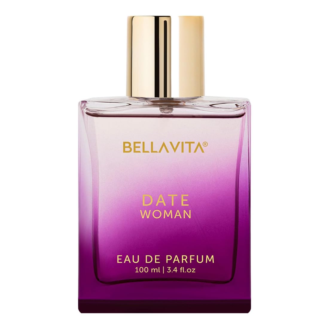 Bellavita Date Woman Eau de Parfum bottle on a white background