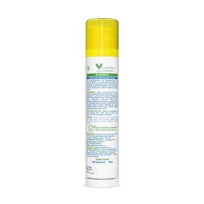 Mamaearth Baby Rich Moisturizing Ultra Light Sunscreen - 50g | SPF 50 & PA++++ | Water Resistant | Lightweight & Moisturizing | Suits all Skin Type | Safe For Babies | Dermatological Tested | Hydrating Sun Protection