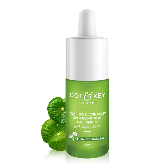 zephivo Dot & Key 10% Niacinamide + Cica Serum | Reduces Acne & Dark Spots | Niacinamide Serum | Controls Excess Oil, Quick Absorbing, & Lightweight | For Oily, Acne Prone & Sensitive Skin | 20ml
