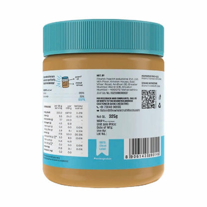 The Whole Truth - Peanut Spread With Dates (Sweetened) | 325 g | Crunchy | No Artificial Sweeteners | No Palm Oil | Gluten Free | No Preservatives | 100% Natural Protein Source