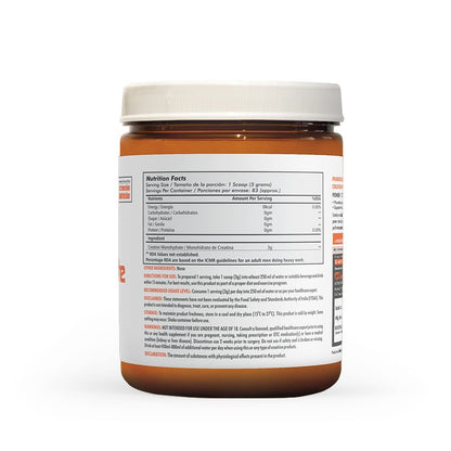 Klr.Fit's Creatine Monohydrate Powder 250g - Creatine Supplement for Muscle Growth, Increased Strength, Enhanced Energy Output and Improved Athletic Performance 83 Servings, Unflavored