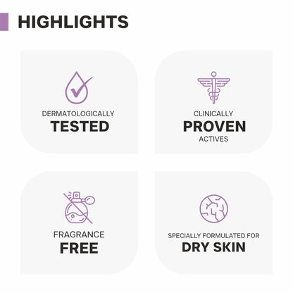 DERMATOUCH Ceramide Hyaluronic Acid Moisturizer for intense moisturization and barrier repair | For dry skin |50g