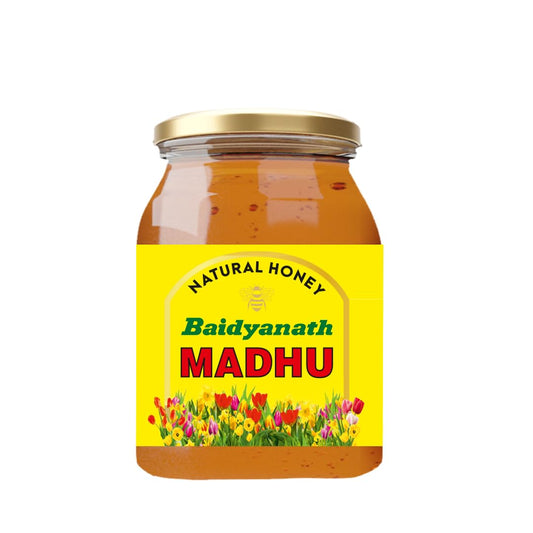 Baidyanath Madhu - 500g | No Sugar Adulteration |Natural Immunity Booster & Antioxidant Powerhouse| Weight Management, Cough Relief, Natural Honey & Sore Throat Relief