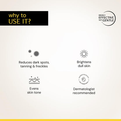 Product advertisement with text on a white background
