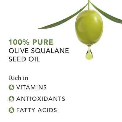 RAS Luxury Oils Olive Squalane Pure Plant Beauty Oil | For Hair, Skin & Nails | Lightweight, Reduces Fine Lines | Rich in Vitamins & Antioxidants | Natural and Organic, Cruelty Free, 35ml