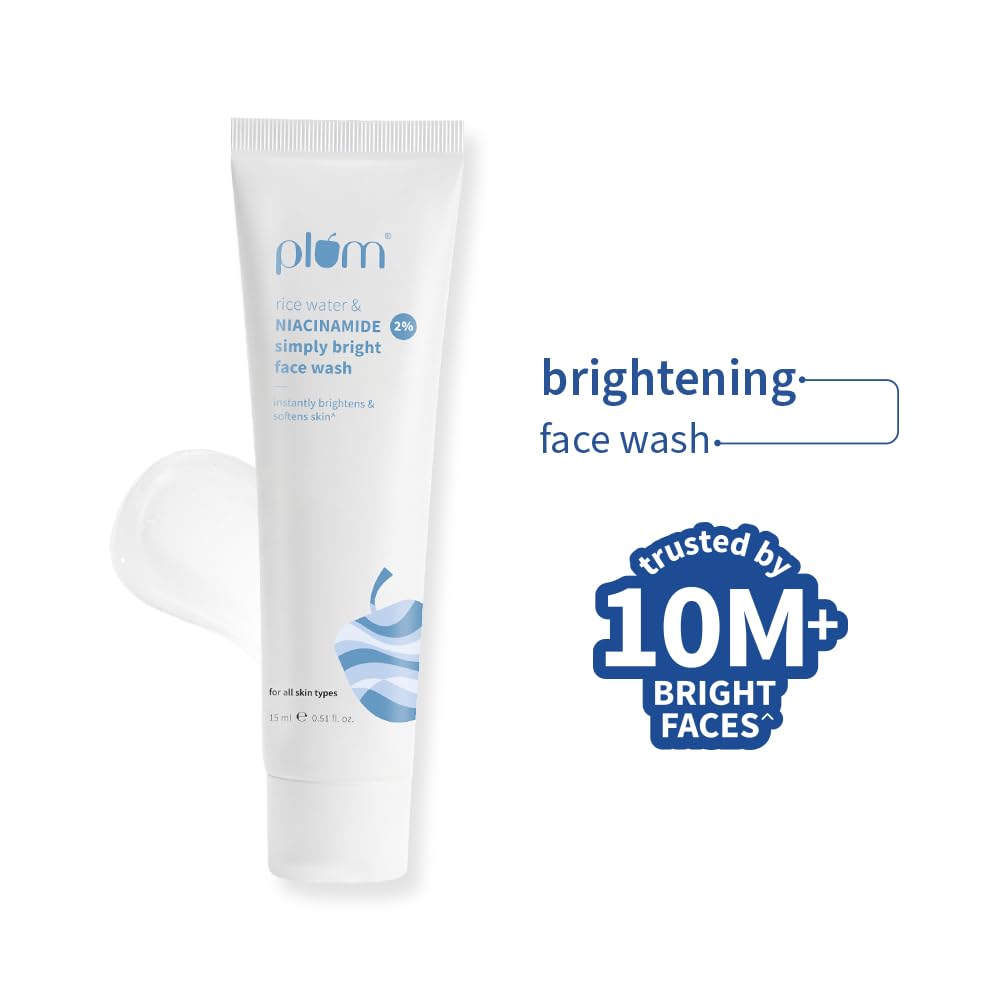 Plum Simply Bright 2% Niacinamide Face Wash 15ml
