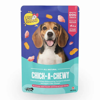 Fur Loved Chick-A-Chewy - 100% Natural Chicken Jerky Dog Treats (30 GM)