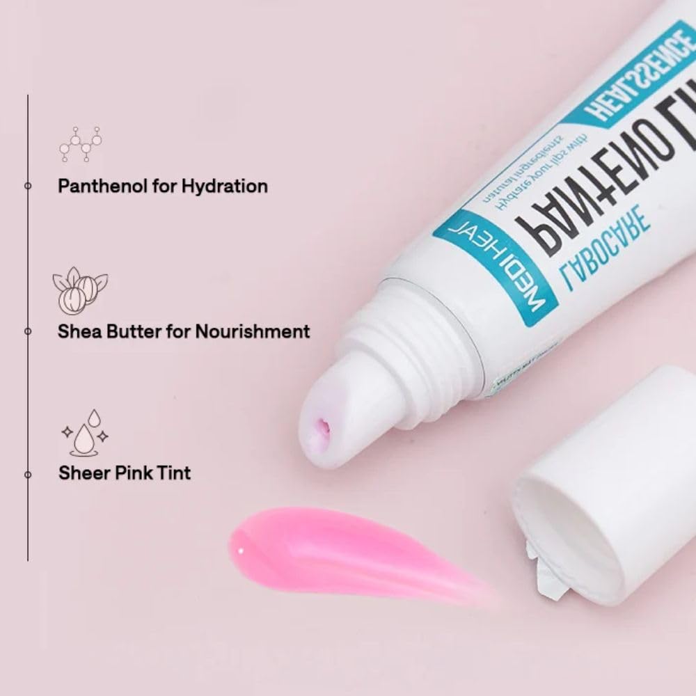 MEDIHEAL Pantenolips Healssence Lip Essence (10 ml) Hydrating Korean Lip Treatment with Panthenol & Shea Butter for Dry Chapped Lips, Moisturizing Nourishing Lip Treatment, Glossy Lip Care