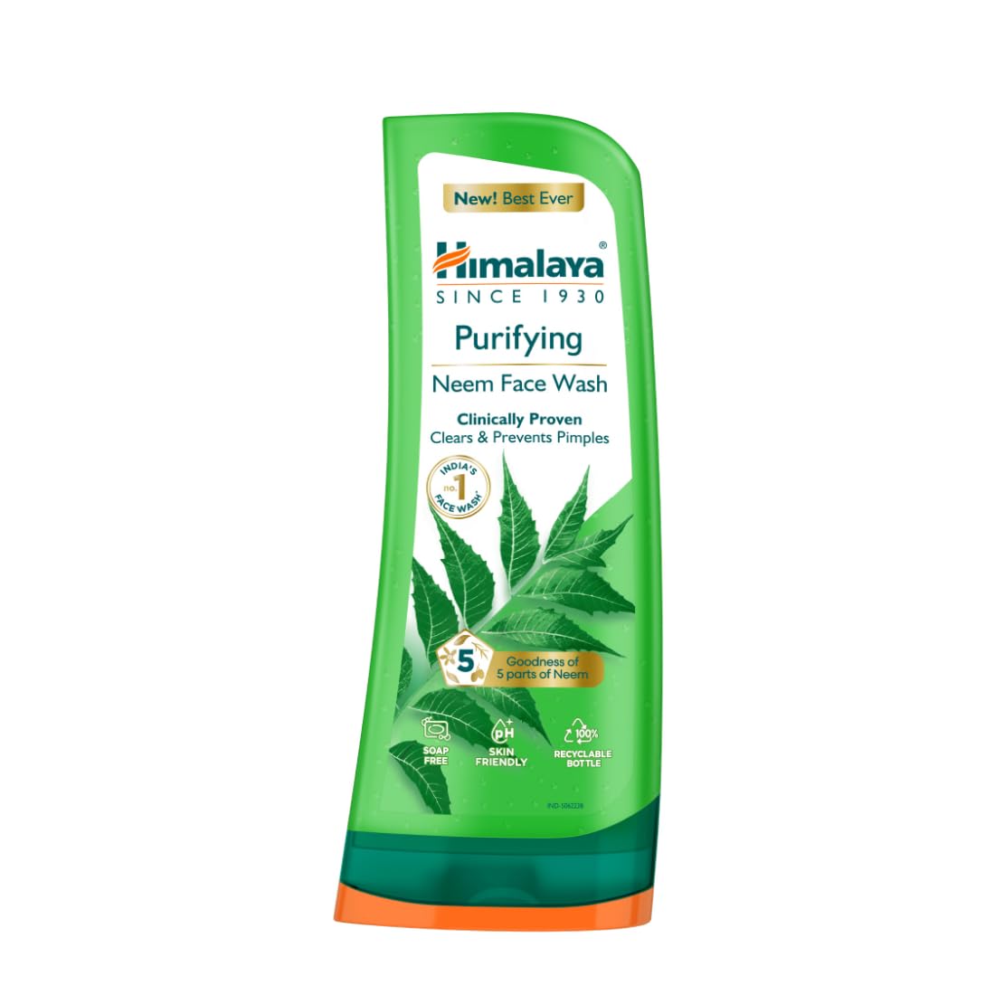 Himalaya Purifying Neem Face Wash bottle on a white background