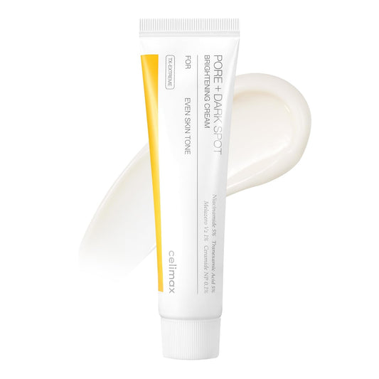celimax Pore+Dark Spot Brightening Cream 35ml | Korean Brightening Moisturiser for Hyperpigmentation & Uneven Skin Tone | Niacinamide, Hyaluronic Acid, Ceramides & Centella | Minimises Pores, Reduces Dark Spots, Barrier Repair & Deep Hydration