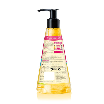 Plum BodyLovin' Lily Miss Sunshine Shower Gel | SLS Free Body Wash For Women | Long Lasting Fresh Fruity-Floral Fragrance | Aloe-Infused Nourishing Body Cleanser For Soft & Smooth Skin | 240ml