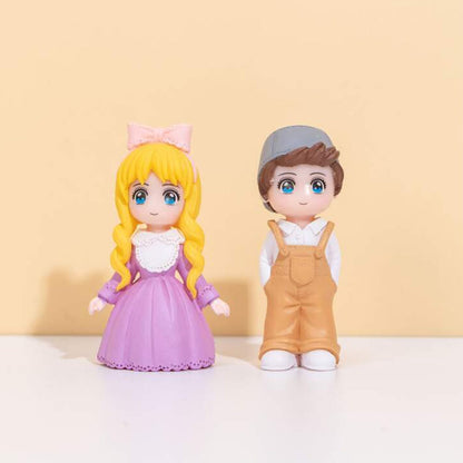 Romantic Lovely Couple Gift for Girlfriend Boyfriend Husband Wife Couple Miniatures Figurine for Valentines Day Gift for Your Love Valentines Gift Items Miniature Adventure Showpiece