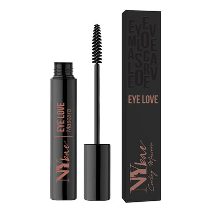 NY Bae Eye Love Curling Mascara | Moisturizing Long Lasting Black Mascara For Curled Eyelashes | Highly Pigmented Matte Finish Water Resistant Eye Makeup | Enriched With Castor Oil (8 ml)