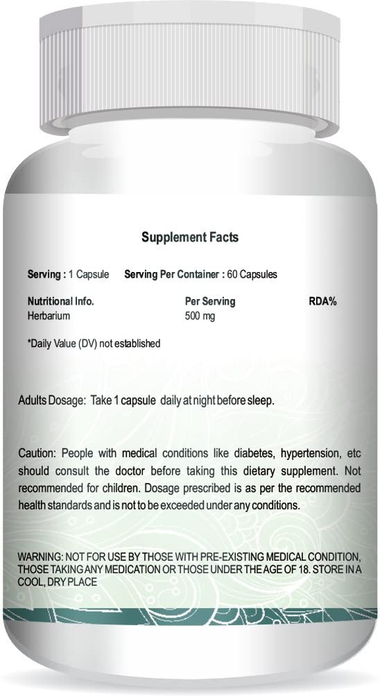 Supplement bottle with label showing 'Supplement Facts' and 'Nutritional Info'.