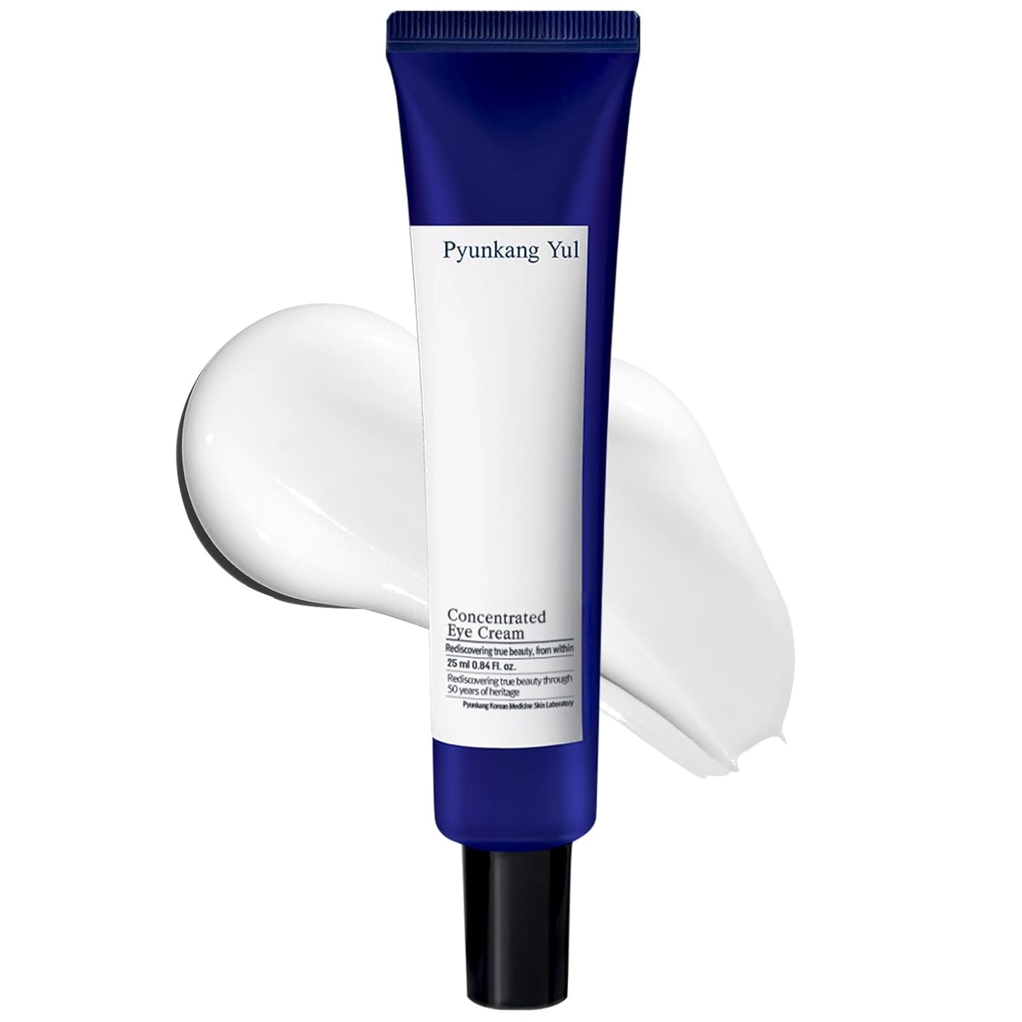 [PKY] Pyunkang Yul Concentrated Eye Cream, 2-in-1 Brightening & Anti-Aging Care, Ginseng & Shea Butter for Wrinkle Care & Elasticity, Korean Skincare (25ml)