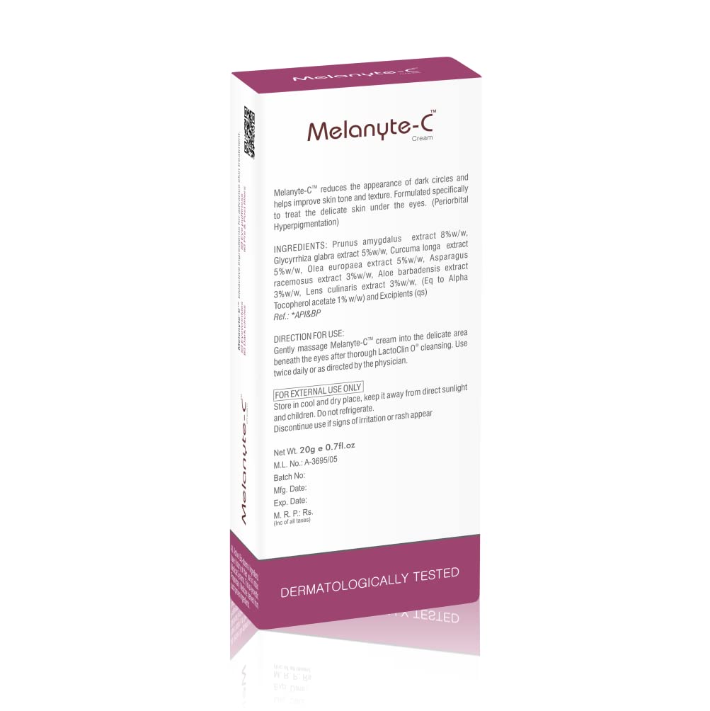 Vegetal Melanyte-C -Under Eye Dark Circle Cream- 20g.