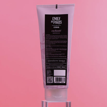 Cos-IQ Emily In Paris Body Wash for Women, 24/7 Shower Fresh with Long Lasting Scent | Emily's Enchante Collection | Glowing Skin, Paraben Free & 100% Soap Free | Floral Woody Musk Scent | 200ml