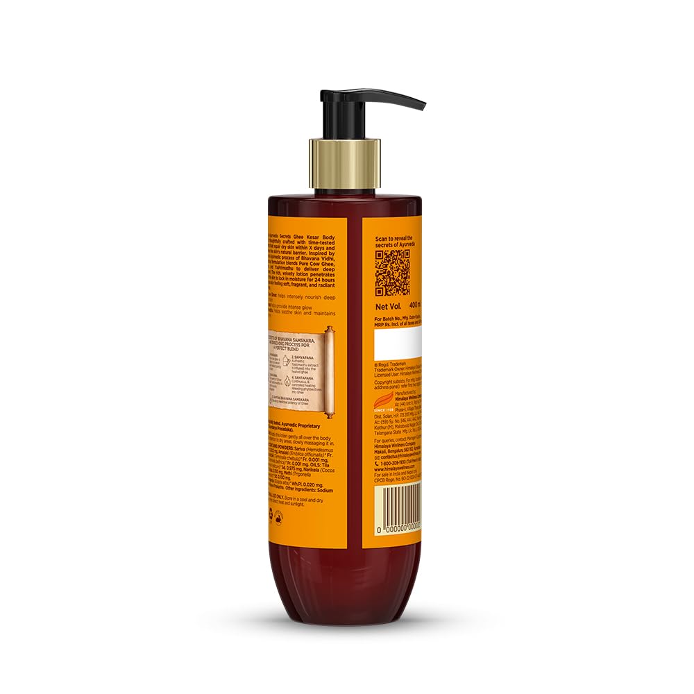 Shampoo bottle with pump on an orange label against a white background