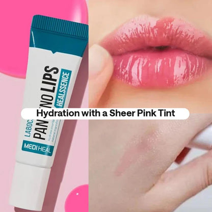 MEDIHEAL Pantenolips Healssence Lip Essence (10 ml) Hydrating Korean Lip Treatment with Panthenol & Shea Butter for Dry Chapped Lips, Moisturizing Nourishing Lip Treatment, Glossy Lip Care