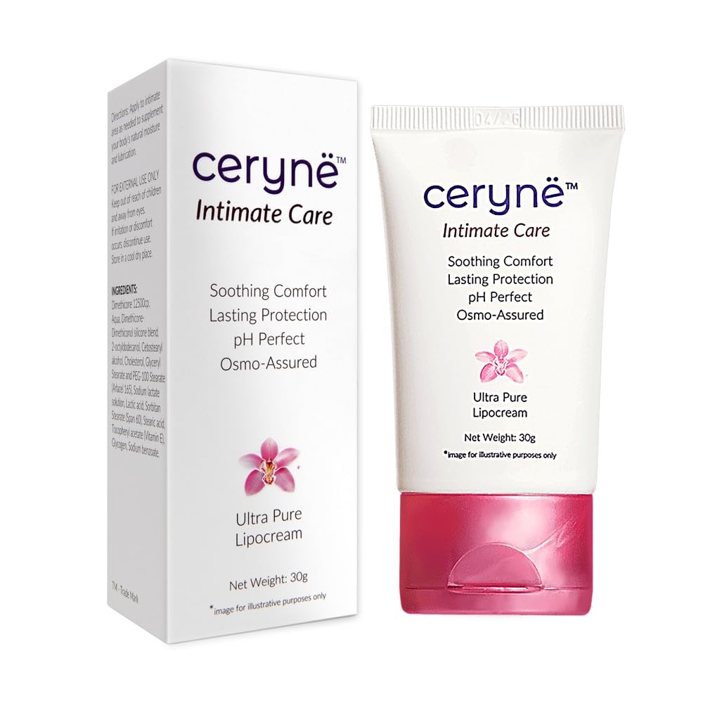 Intimate Care Ultra Pure Lipocream | World’s First Patented Biomimetic Formulation Menopause Vaginal Moisturizer for Women | pH 3.8, Microbiome Friendly | Soothes Itching & Irritation caused due to Vaginal Dryness | Non-Hormonal Dryness Relief Cream