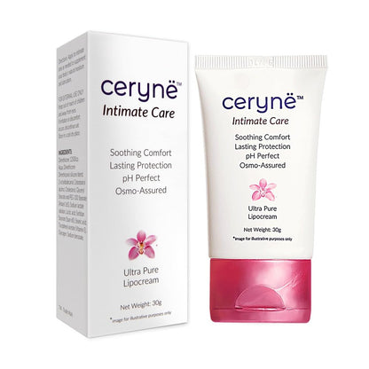 Intimate Care Ultra Pure Lipocream | World’s First Patented Biomimetic Formulation Menopause Vaginal Moisturizer for Women | pH 3.8, Microbiome Friendly | Soothes Itching & Irritation caused due to Vaginal Dryness | Non-Hormonal Dryness Relief Cream